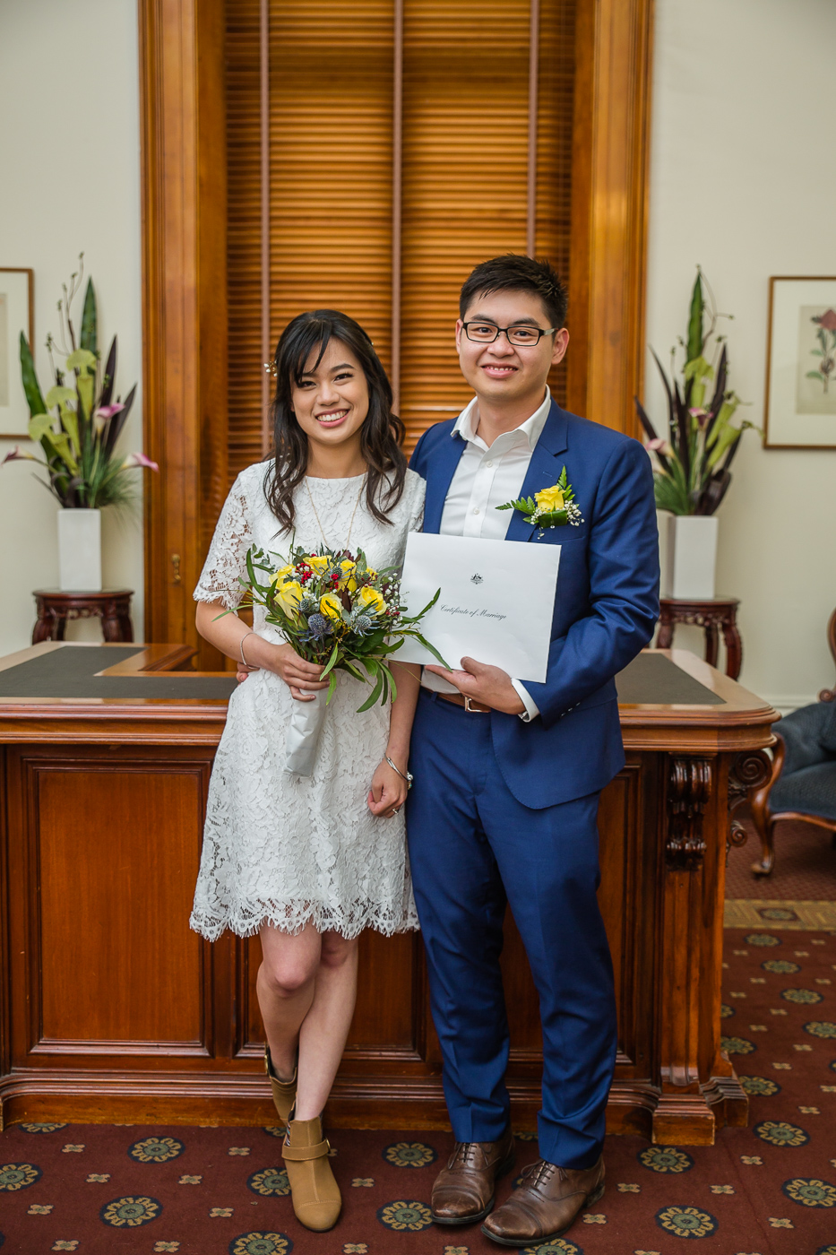 Kelvin & Junlee's Melbourne registry wedding photography