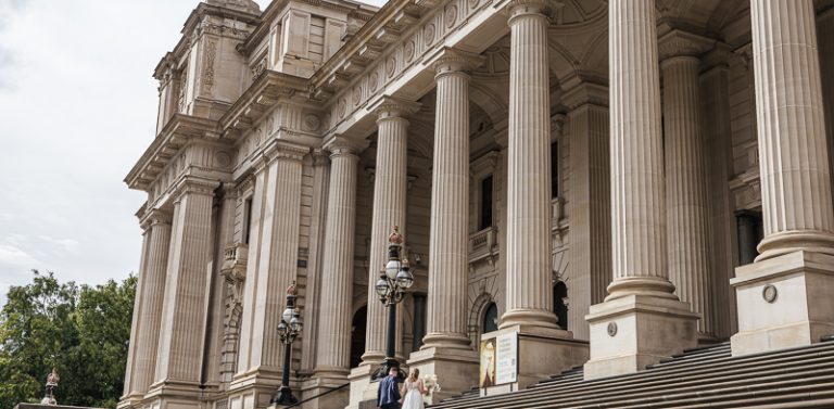Wedding Photos [Gabby + Vaughan] at Old Treasury Building
